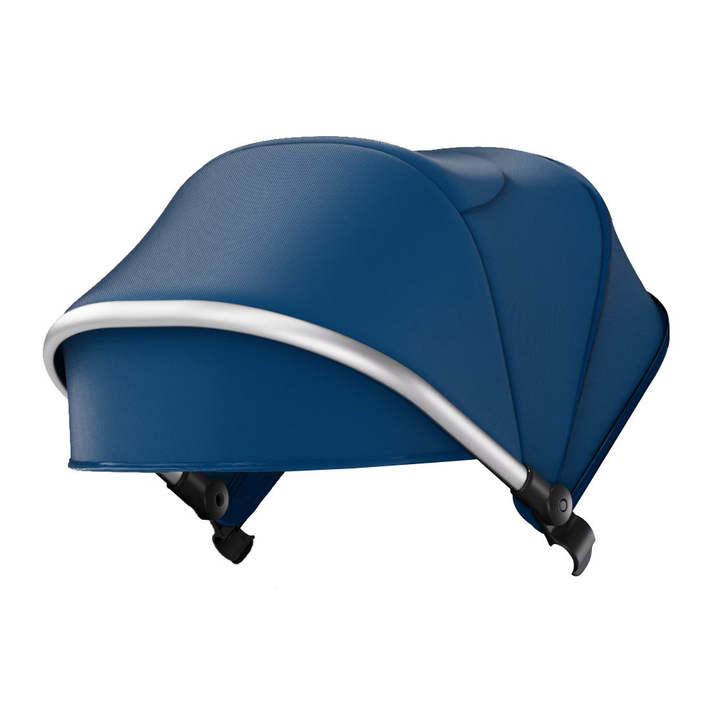 Meteor 2 Canopy - Navy fabric silver frame