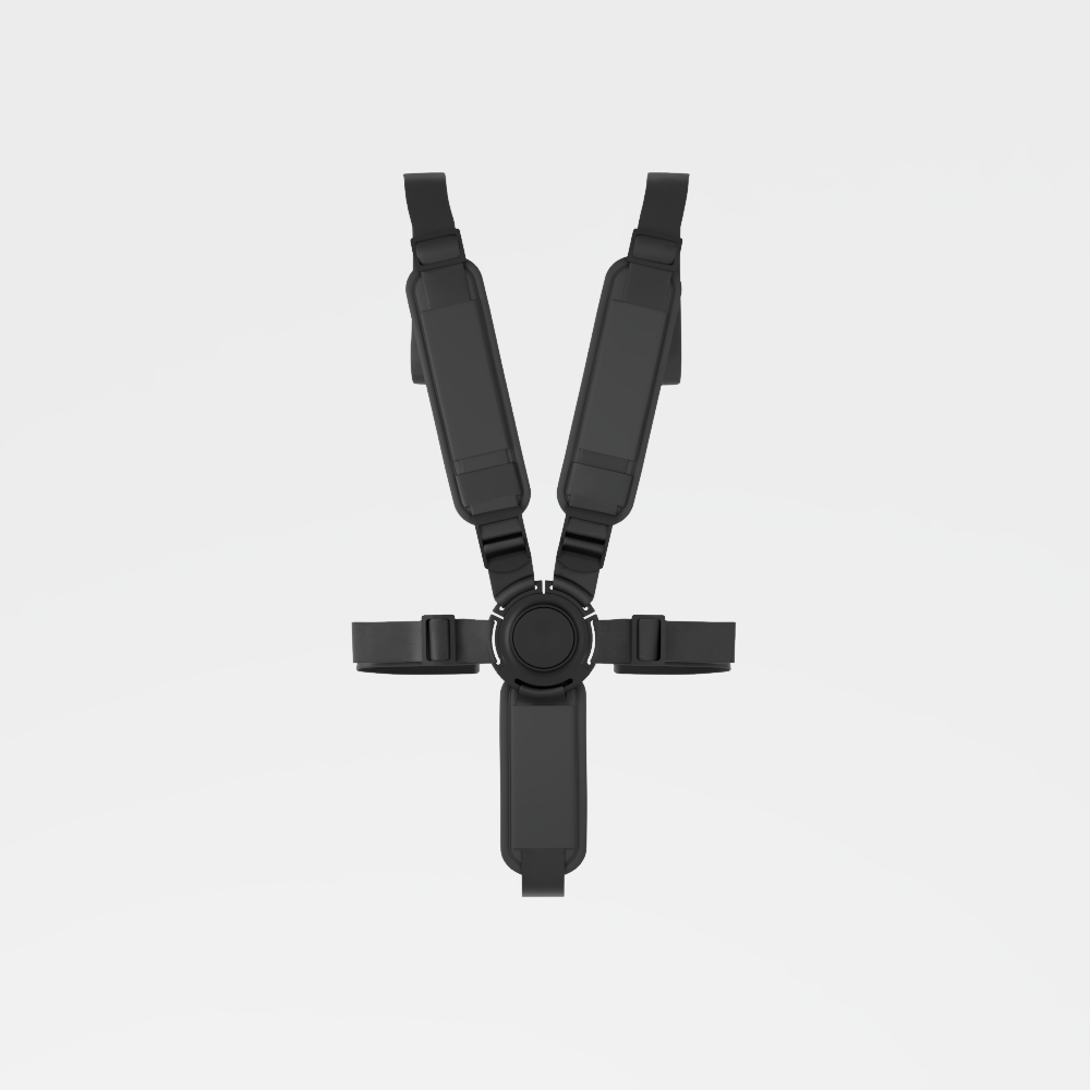 Nexis Harness Strips with Covers Set - Black